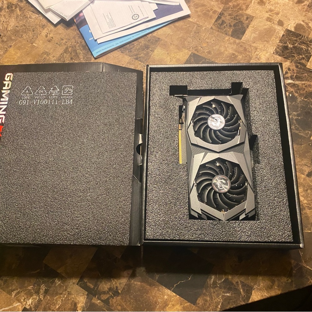 MSI Black Gaming Graphics Card with Advanced Cooling